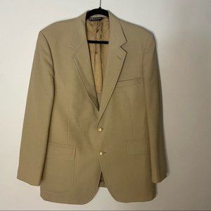 Vintage John Alexander for O’Neils Tan Two Button One Vent Suit Jacket Size 40R